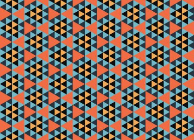 Altıgen desenli modern renkli arkaplan