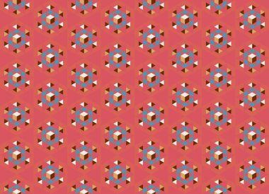 Geometrik elementlerle kusursuz soyut arkaplan