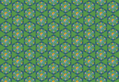 Geometrik elementlerle kusursuz soyut arkaplan