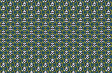 Altıgen desenli modern renkli arkaplan