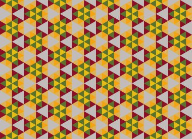 Altıgen desenli modern renkli arkaplan