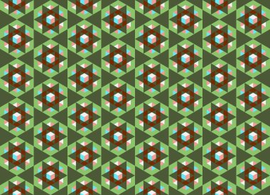 Geometrik elementlerle kusursuz soyut arkaplan