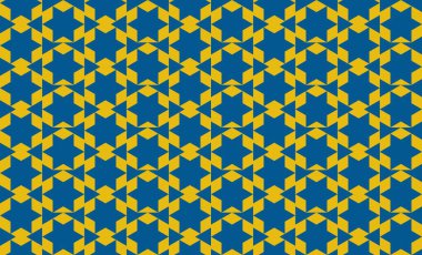 Altıgen desenli modern renkli arkaplan