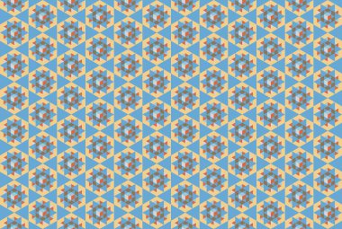 Geometrik elementlerle kusursuz soyut arkaplan