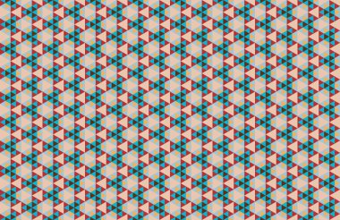 Tekrarlanan şekillerle soyut yaratıcı arkaplan