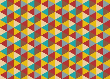 Altıgen desenli modern renkli arkaplan