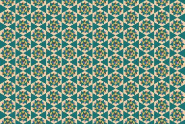 Geometrik elementlerle kusursuz soyut arkaplan