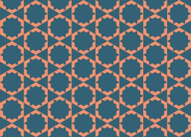 Altıgen desenli modern renkli arkaplan