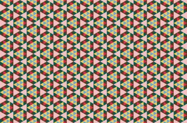 Altıgen desenli modern renkli arkaplan