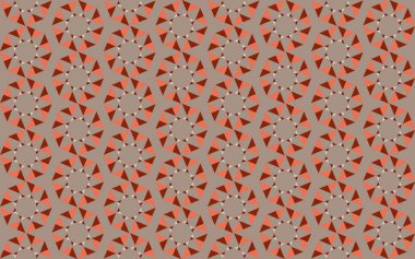 Tekrarlanan şekillerle soyut yaratıcı arkaplan