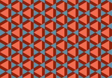 Geometrik elementlerle kusursuz soyut arkaplan