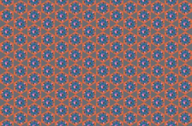 Tekrarlanan şekillerle soyut yaratıcı arkaplan