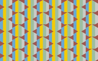 Altıgen desenli modern renkli arkaplan