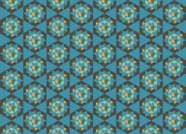 Geometrik elementlerle kusursuz soyut arkaplan