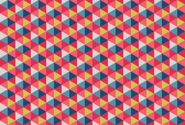 Altıgen desenli modern renkli arkaplan