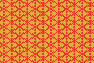 Altıgen desenli modern renkli arkaplan