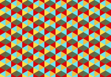 Geometrik elementlerle kusursuz soyut arkaplan