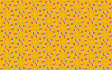 Altıgen desenli modern renkli arkaplan