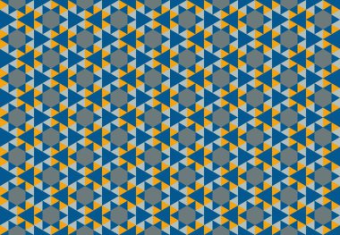 Altıgen desenli modern renkli arkaplan