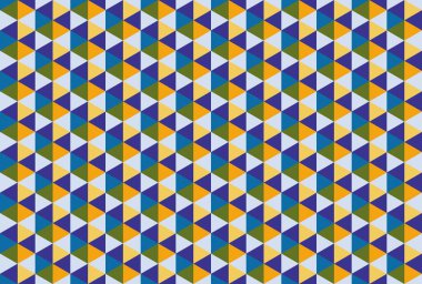 Altıgen desenli modern renkli arkaplan