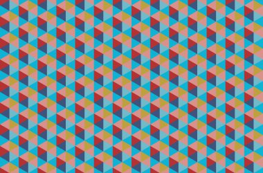 Tekrarlanan şekillerle soyut yaratıcı arkaplan