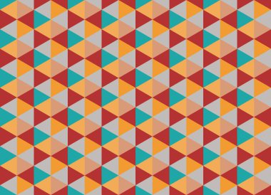 Tekrarlanan şekillerle soyut yaratıcı arkaplan