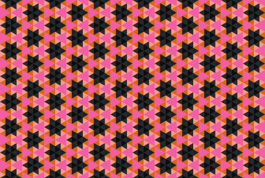 Tekrarlanan şekillerle soyut yaratıcı arkaplan