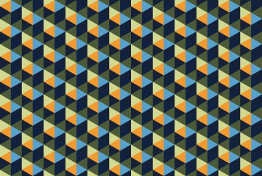 Altıgen desenli modern renkli arkaplan