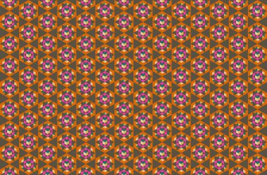 Tekrarlanan şekillerle soyut yaratıcı arkaplan