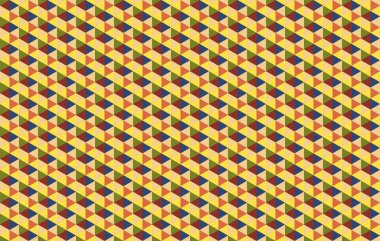 Altıgen desenli modern renkli arkaplan