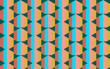 Geometrik elementlerle kusursuz soyut arkaplan