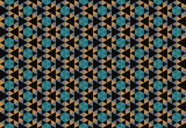 Tekrarlanan şekillerle soyut yaratıcı arkaplan