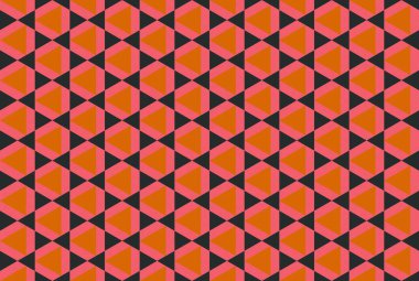 Tekrarlanan şekillerle soyut yaratıcı arkaplan