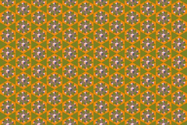 Tekrarlanan şekillerle soyut yaratıcı arkaplan