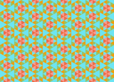 Altıgen desenli modern renkli arkaplan