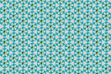 Geometrik elementlerle kusursuz soyut arkaplan
