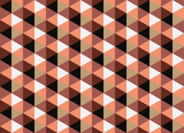 Tekrarlanan şekillerle soyut yaratıcı arkaplan