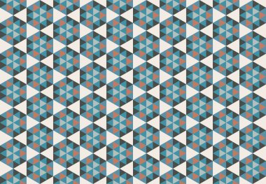 Altıgen desenli modern renkli arkaplan