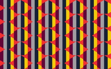 Tekrarlanan şekillerle soyut yaratıcı arkaplan