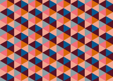 Tekrarlanan şekillerle soyut yaratıcı arkaplan