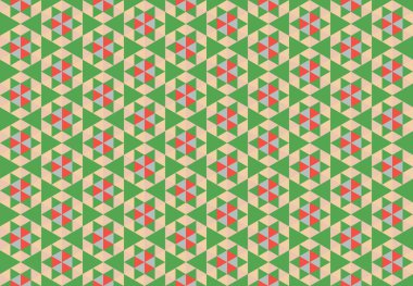 Altıgen desenli modern renkli arkaplan