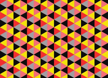 Altıgen desenli modern renkli arkaplan