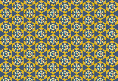 Altıgen desenli modern renkli arkaplan