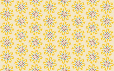 Altıgen desenli modern renkli arkaplan