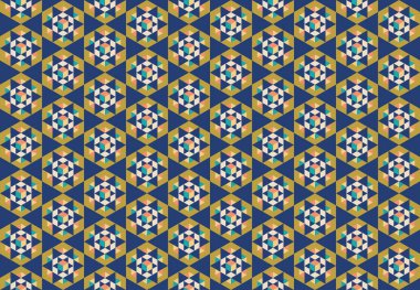 Geometrik elementlerle kusursuz soyut arkaplan