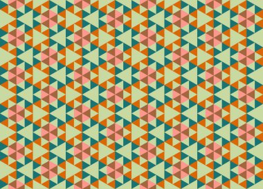 Altıgen desenli modern renkli arkaplan