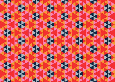 Altıgen desenli modern renkli arkaplan