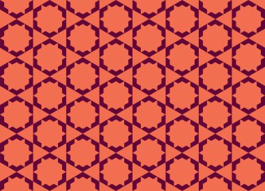 Altıgen desenli modern renkli arkaplan