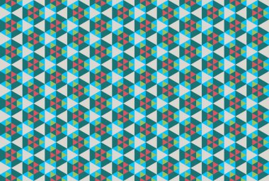 Tekrarlanan şekillerle soyut yaratıcı arkaplan