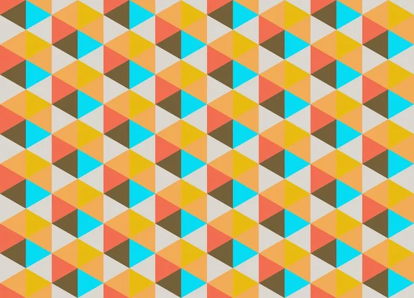 Fondo Colorido Moderno Con Patrón Hexagonal — Vector de stock